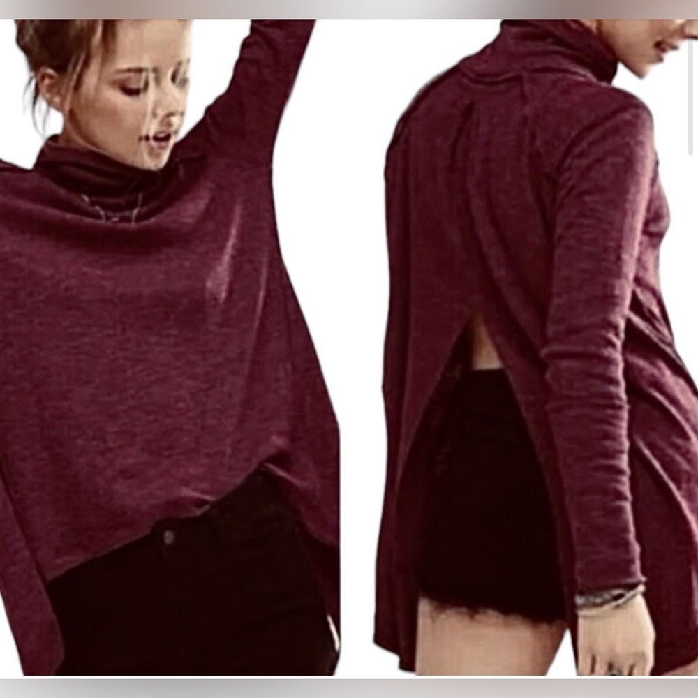 Free People Juicy Long Sleeve Date Night Top